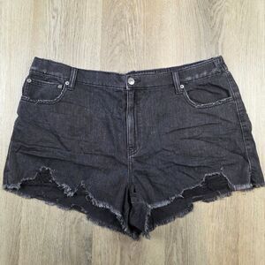 Aerie Distressed Denim Shorts Size XXL